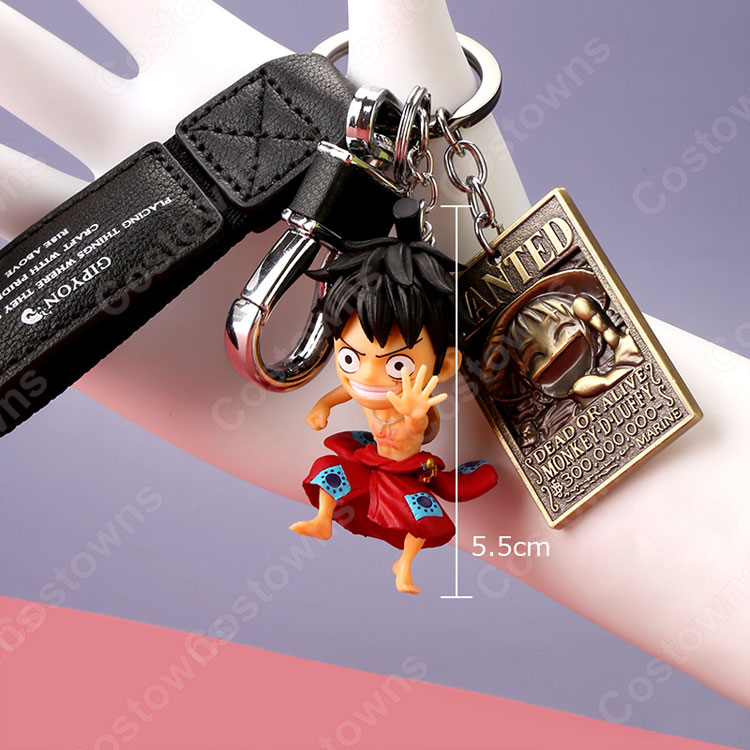ONE PIECE キーチェーン 人形 バックパックペンダントカーキーホルダー