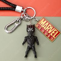 アベンジャーズ キーチェーン 人形 バックパックペンダントカーキーホルダー屋内ペンダントブラックパンサー スパイダーマン アイアンマン Mark1 かわいい漫画アニメーションクリエイティブギフ(小物・雑貨)