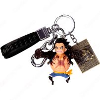 ONE PIECE キーチェーン 人形 バックパックペンダントカーキーホルダー屋内ペンダント ギア4 モンキー・D・ルフィ ウソップ バルトロメオ サンジ かわいい漫画アニメーションクリエイティブギフト(小物・雑貨)