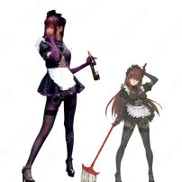 スカサハ メイド服 魔槍 師匠 コスプレ衣装 FGO コスチュームステージ服 ハロウィン クリスマス 仮装 全セット(FATEシリーズ コスプレ衣装)