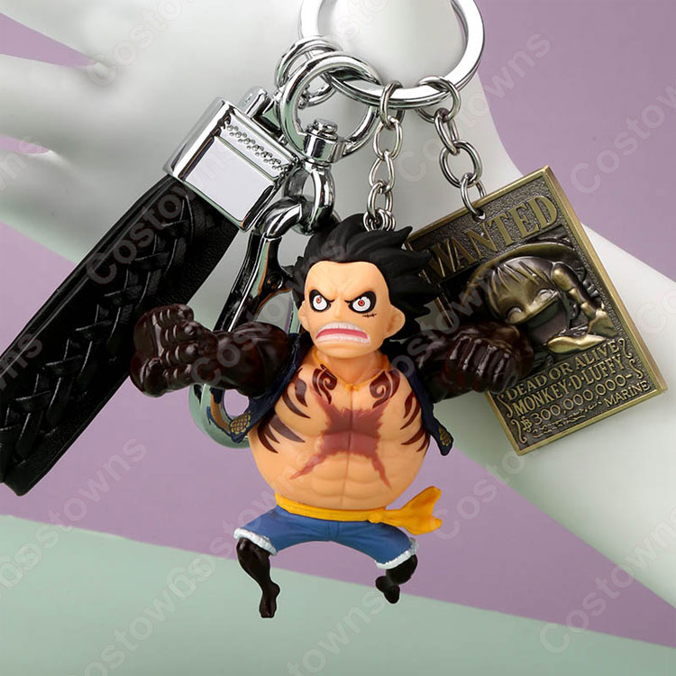 ONE PIECE ワンピース　ルフィ＆ウソップ ダブルタイプキーホルダー ONE PIECE キーチェーン 人形 バックパックペンダントカーキーホルダー