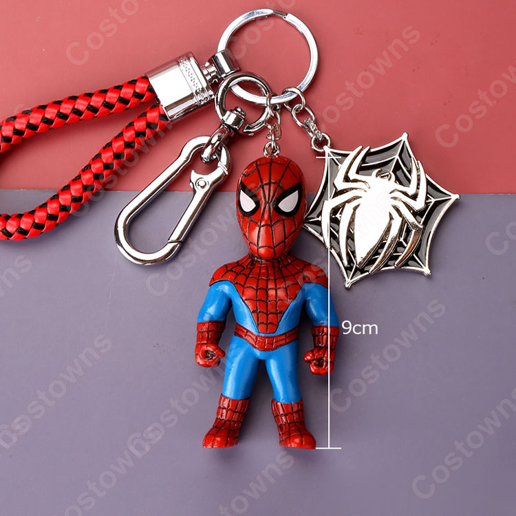 スパイダーマン キーチェーン 人形 バックパックペンダントカー