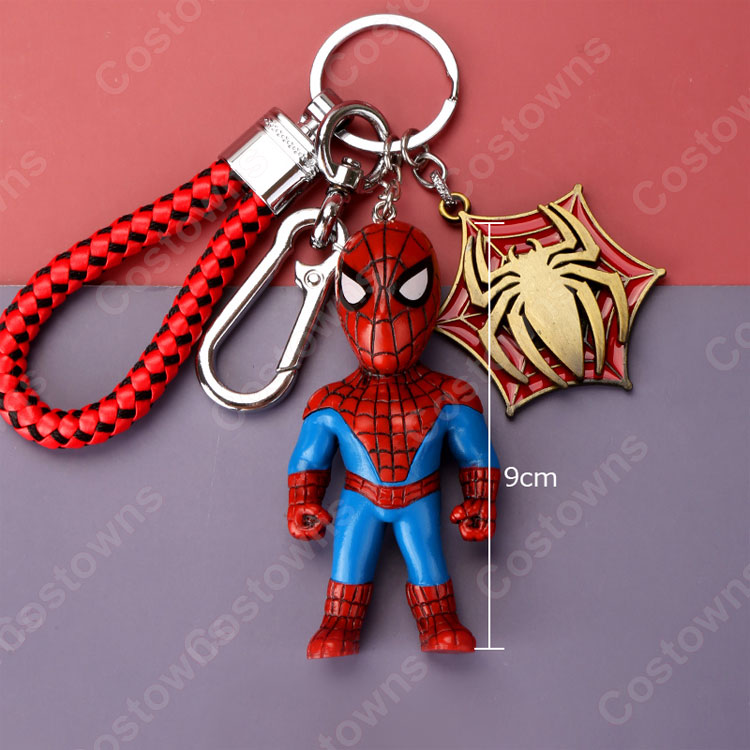 スパイダーマン キーチェーン 人形 バックパックペンダントカー