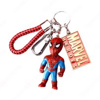 スパイダーマン キーチェーン 人形 バックパックペンダントカーキーホルダー屋内ペンダントマーベル アベンジャーズ かわいい漫画アニメーションクリエイティブギフト(小物・雑貨)