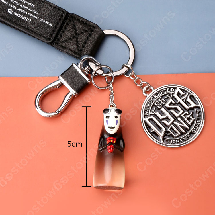 カオナシ キーチェーン 人形 バックパックペンダントカーキーホルダー