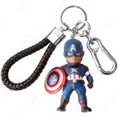 アベンジャーズ キーチェーン 人形 バックパックペンダントカーキーホルダー屋内ペンダントキャプテン・アメリカ マイティ・ソー アイアンマン アイアン・レギオン サノス かわいい漫画アニメーションクリエイティブギフト(アニメ・ゲームグッズでおすすめの商品)