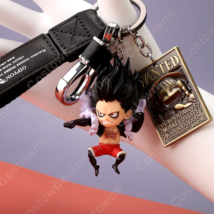 ONE PIECE キーチェーン 人形 バックパックペンダントカーキーホルダー