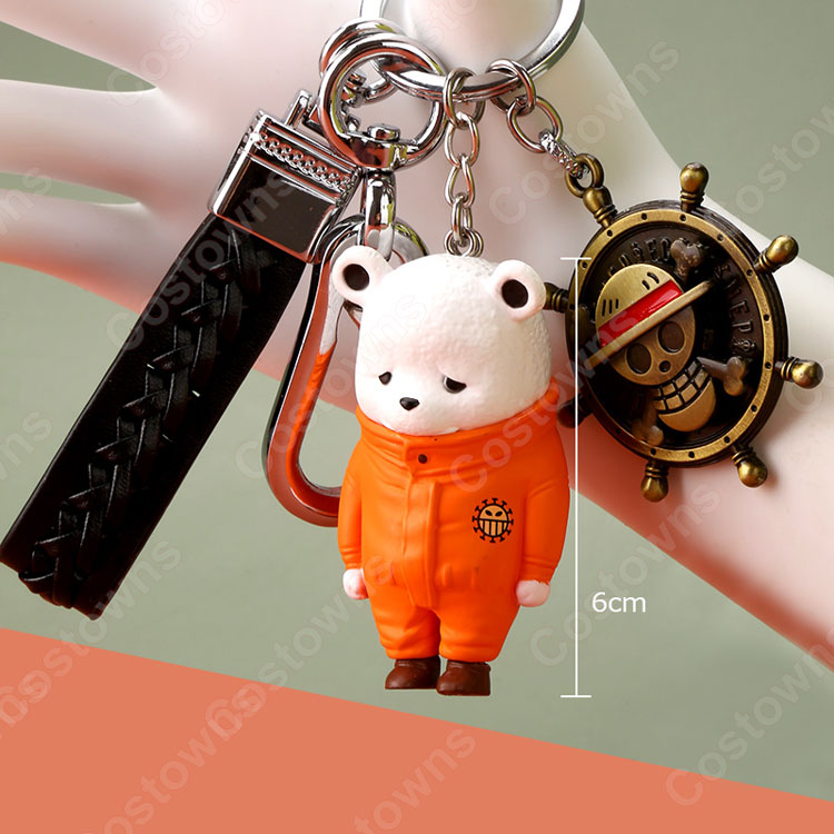 ONE PIECE キーチェーン 人形 バックパックペンダントカーキーホルダー