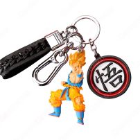 ドラゴンボール キーチェーン 人形 バックパックペンダントカーキーホルダー屋内ペンダントベジータ 孫悟空（そん ごくう） かわいい漫画アニメーションクリエイティブギフト(小物・雑貨)