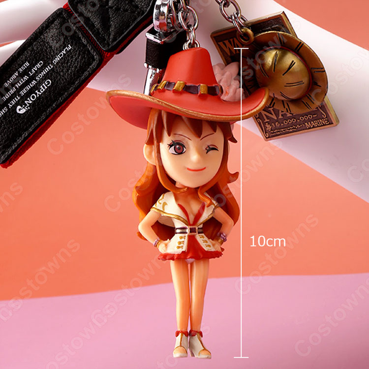 ONE PIECE キーチェーン 人形 バックパックペンダントカーキーホルダー