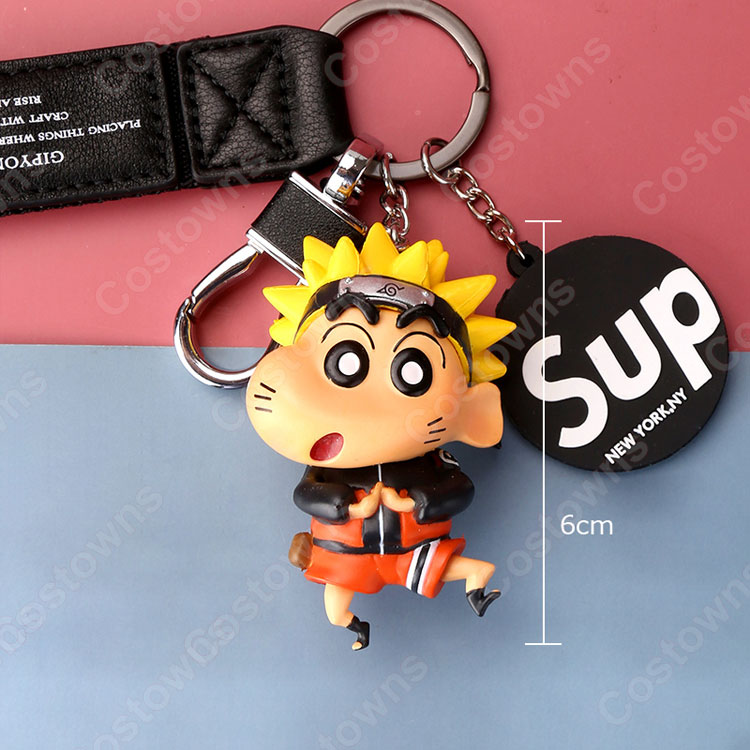 クレヨンしんちゃん キーチェーン 人形 バックパックペンダントカー