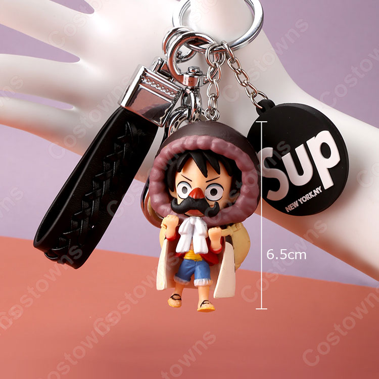ONE PIECE キーチェーン 人形 バックパックペンダントカーキーホルダー