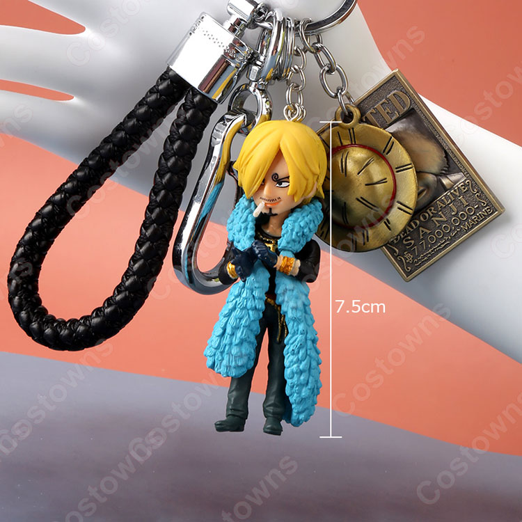ONE PIECE キーチェーン 人形 バックパックペンダントカーキーホルダー