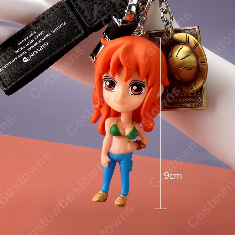 ONE PIECE キーチェーン 人形 バックパックペンダントカーキーホルダー