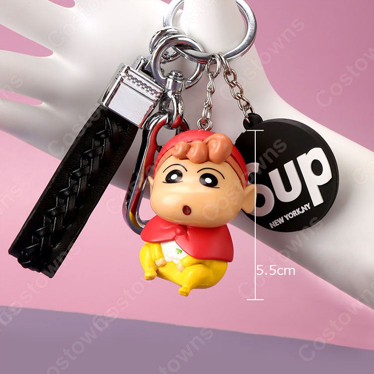 クレヨンしんちゃん キーチェーン 人形 バックパックペンダントカー