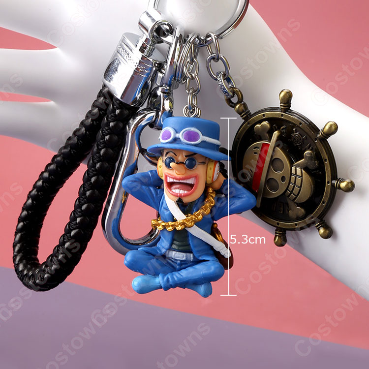 ONE PIECE キーチェーン 人形 バックパックペンダントカーキーホルダー