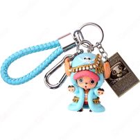 ONE PIECE キーチェーン 人形 バックパックペンダントカーキーホルダー屋内ペンダントトニートニー・チョッパー かわいい漫画アニメーションクリエイティブギフト(小物・雑貨)