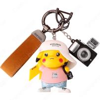 ポケットモンスター ピカチュウ キーチェーン 人形 バックパックペンダントカーキーホルダー屋内ペンダント 可愛い誕生日プレゼント ギフト
