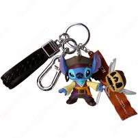 スティッチ キーチェーン 人形 バックパックペンダントカーキーホルダー屋内ペンダントリロ・アンド・スティッチ かわいい漫画アニメーションクリエイティブギフト(小物・雑貨)