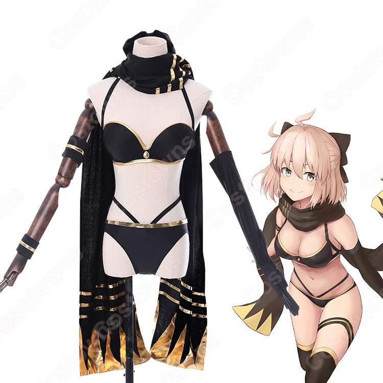 【期間限定値下げ】FGO コスプレ 沖田総司 水着 第一再臨 衣装 フルセット 779cb488e3be4f6c8d9ea9b5d8d303