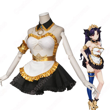 Fate Fgo イシュタル アーチャー メイド服 コスプレ衣装 Fate Grand Order セクシー風 カフェメイドセット Cosplay Costowns