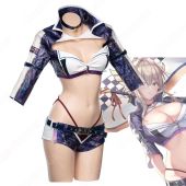 FGO 黒セイバー レースクイーン コスプレ衣装 【Fate/Grand Order】 Saber アルトリア・ペンドラゴン（アーサー王） cosplay(ゲーム• アニメコスプレ衣装でおすすめの商品)