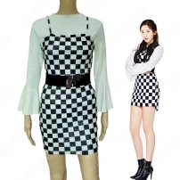 MOMOLAND(モモランド) ナユン(Nayun) ジャズダンス衣装 「Show Me」 MVダンス服 韓国 アイドルスタイル ドレス お洒落 レディース ワンピース 人気 コスプレ ダンス服(202×202)