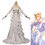 FGO アルトリア・ペンドラゴン 花嫁 ドレス コスプレ衣装 『Fate/Grand Order』（フェイト・グランドオーダー） アーサー王 白スカート cosplay 仮装 変装 FATEシリーズ 1