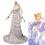 FGO アルトリア・ペンドラゴン 花嫁 ドレス コスプレ衣装 『Fate/Grand Order』（フェイト・グランドオーダー） アーサー王 白スカート cosplay 仮装 変装 FATEシリーズ 2