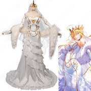 FGO アルトリア・ペンドラゴン 花嫁 ドレス コスプレ衣装 『Fate/Grand Order』（フェイト・グランドオーダー） アーサー王 白スカート cosplay 仮装 変装