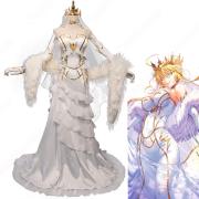 FGO アルトリア・ペンドラゴン 花嫁 ドレス コスプレ衣装 『Fate/Grand Order』（フェイト・グランドオーダー） アーサー王 白スカート cosplay 仮装 変装