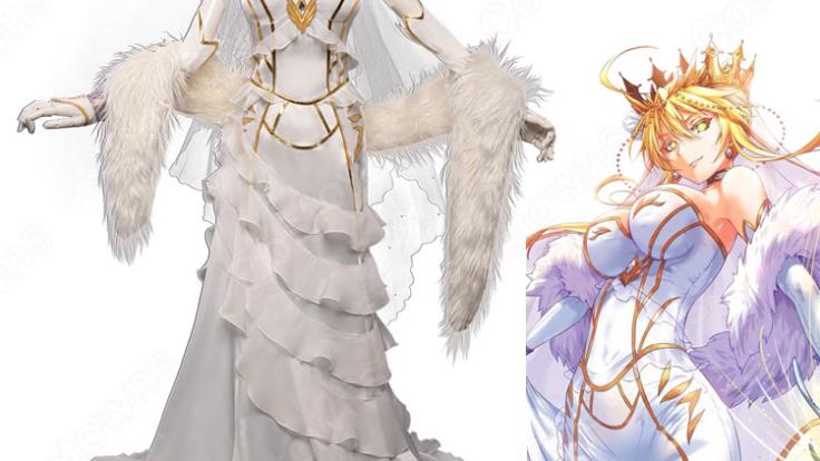 FGO アルトリア・ペンドラゴン 花嫁 ドレス コスプレ衣装 『Fate/Grand 