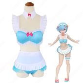 レム(リゼロ) 水着 ビキニ コスプレ衣装 『Re:ゼロから始める異世界生活（りぜろからはじめるいせかいせいかつ）』の登場人物の仮装 コスチューム(ゲーム• アニメコスプレ衣装でおすすめの商品)