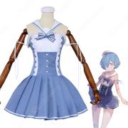 リゼロ レム セーラー服 コスプレ衣装『Re:ゼロから始める異世界生活（りぜろからはじめるいせかいせいかつ）』 cosplay 仮装 変装