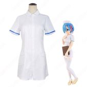 リゼロ ラム レム ナース コスプレ衣装『Re:ゼロから始める異世界生活（りぜろからはじめるいせかいせいかつ）』 看護師 ワンピース cosplay 仮装 変装(送料無料)