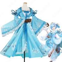 リゼロ レム 漢服 コスプレ衣装『Re:ゼロから始める異世界生活（りぜろからはじめるいせかいせいかつ）』 cosplay 仮装 変装(202×202)