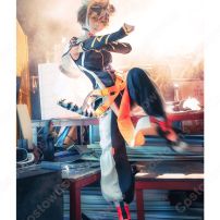 ワイフー コスプレ衣装 『アークナイツ/Arknights』 獣耳＆尻尾付き コスプレ道具 cosplay 仮装 変装(アークナイツ（明日方舟） コスプレ衣装)