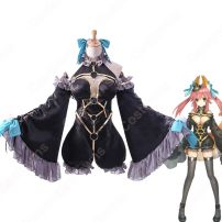 Fate 玉藻の前(たまものまえ) 漆黒の魔術服 コスプレ衣装『fate/EXTRA CCC』マジシャン cosplay 仮装 変装(FATEシリーズ コスプレ衣装)