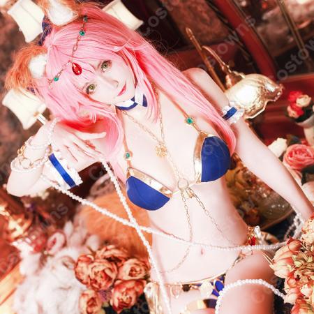 FGO 良妻狐を コスプレ 玉藻の前(たまものまえ) 踊り子 ビキニ 水着