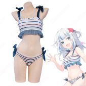 サメちゃん 夏 水着 コスプレ衣装 バーチャルYouTuber がうる・ぐら Gawr Gura cosplay 仮装 変装(ゲーム• アニメコスプレ衣装でおすすめの商品)