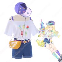 霧雨魔理沙（きりさめまりさ） 夏 日常服 コスプレ衣装 『東方Project』（とうほうプロジェクト） cosplay 仮装 変装(東方Projectシリーズ コスプレ衣装)