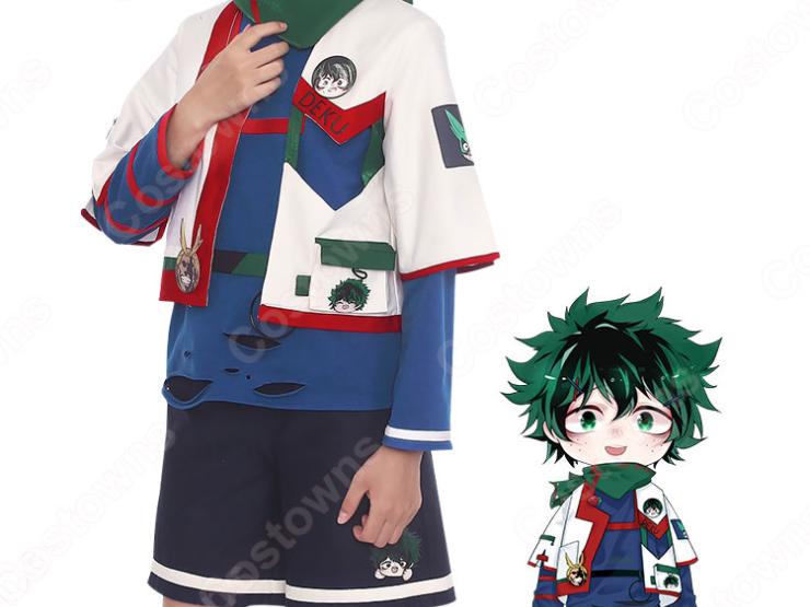 緑谷出久 (みどりやいずく) 日常服 コスプレ衣装 【僕のヒーロー