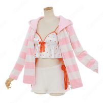 初音ミク（はつね ミク、Hatsune Miku） パジャマ コスプレ衣装 可愛い 日常着 cosplay 仮装 変装(初音ミク コスプレ衣装)