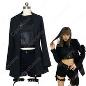 LISA(リサ) ジャズダンス衣装 『kill this love』MVダンス服 仮装 BLACKPINK 韓国 アイドルスタイル ジャズ団体服 人気 ステージ衣装 かっこいい 韓流グッズ イベント 演出服(ランキング)