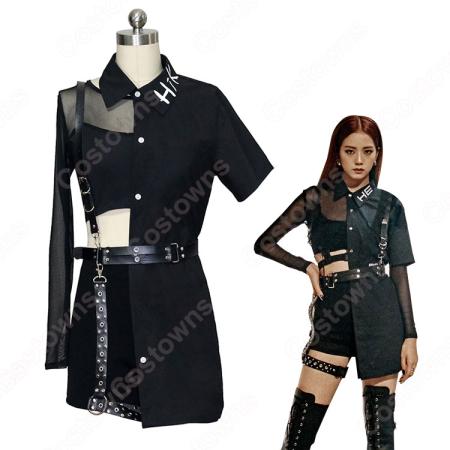 Jisoo ジス ジャズダンス衣装 Kill This Love Mvダンス服 仮装 Blackpink 韓国 アイドル 社交ダンス 団体服 韓流グッズ ステージ衣装 Costowns