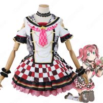 Love Live! 黒澤ルビィ（クロサワルビィ） お正月編2018 覚醒後 コスプレ衣装 『ラブライブ!サンシャイン!!』Aqours cosplay 仮装 変装(Love Live!（ラブライブ!） コスプレ衣装)