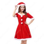 クリスマス衣装 クリスマスパーティー レディース セクシー衣装 ワンピース サンタ コスプレ衣装