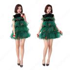 クリスマスドレス クリスマスツリー コスプレ衣装 サンタクロース ワンピース レディース 可愛い 衣装