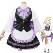 ラブライブ! 小原鞠莉（オハラマリ） メイド服 コスプレ衣装 『ラブライブ！サンシャイン!!×THEキャラSHOP』 メイド衣装 cosplay 仮装 変装(ゲーム• アニメコスプレ衣装でおすすめの商品)