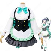 ラブライブ! 松浦果南（マツウラカナン） メイド服 コスプレ衣装 『ラブライブ！サンシャイン!!×THEキャラSHOP』 メイド衣装 cosplay 仮装 変装(ゲーム• アニメコスプレ衣装でおすすめの商品)